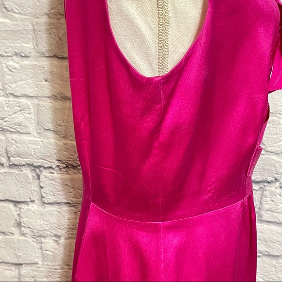 Kate Spade Fuchsia Silk Blend Shift Dress - Picture 12 of 13